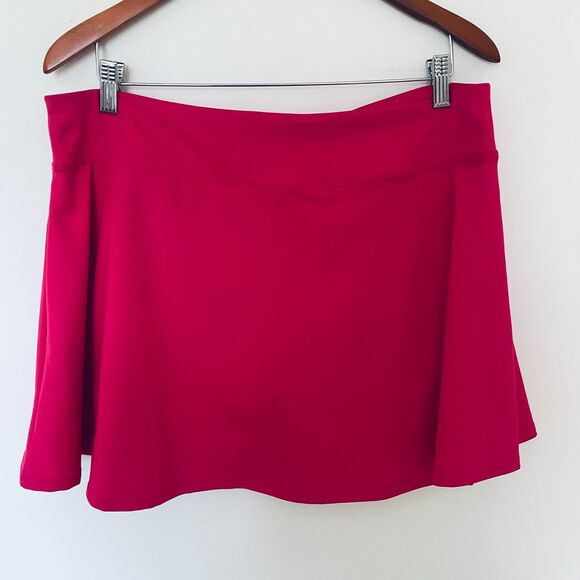 Tommy Bahama Pink Golf Tennis Skort Moinsture Wicking Skirt UPF 50+ Sz XL - Picture 2 of 12